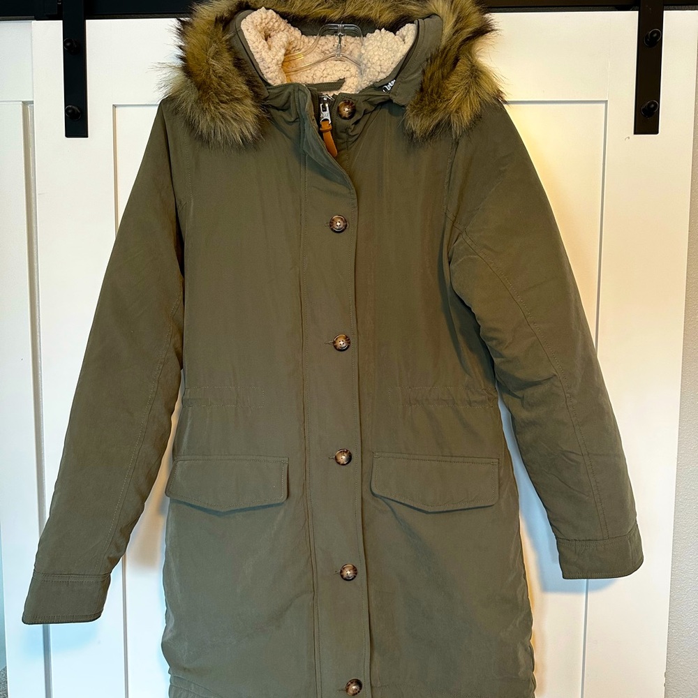 Abercrombie Utility Sherpa Lined Jacket - image 1